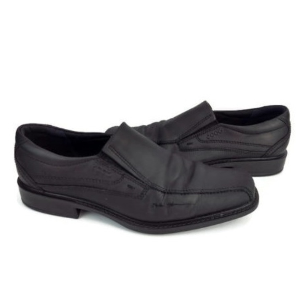 Ecco Men's Black Casual Loafers Size EU 42